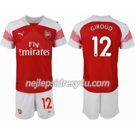 Fotbalový Dres Arsenal GIROUD 12 Dětské Domácí 2018/19